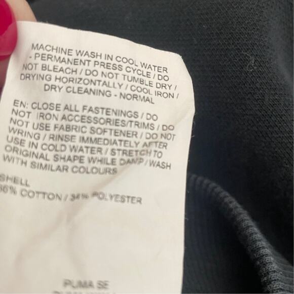 Puma Mens Rebel‎ Camo Sweatpants M Black Fleece Logo Athleisure Comfort Joggers - Picture 10 of 12